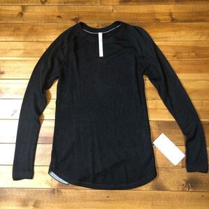 Lululemon Sunshine Coast sweater black size 8